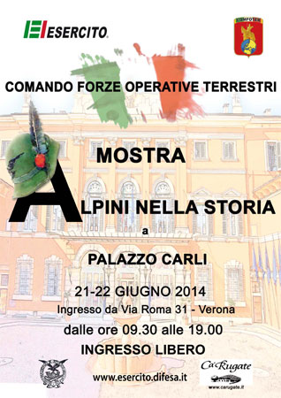 locandina alpini nella storia