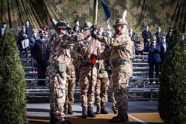 Il passaggio della bandiera di guerra