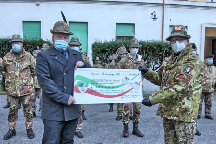 Consegna Assegno Rappresentate ANA