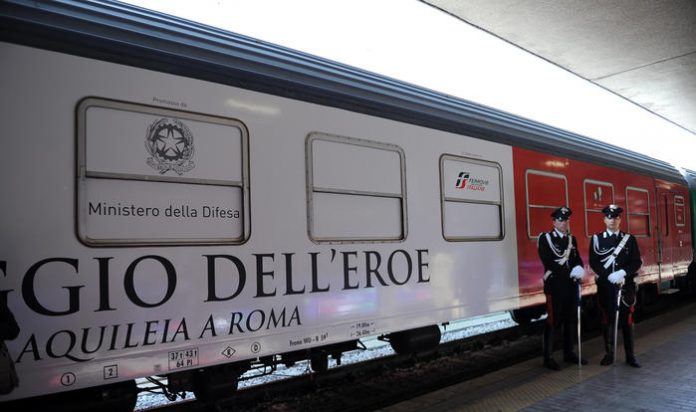100 ANNI MILITE IGNOTO, TRENO MEMORIA RIFARÀ VIAGGIO DEL 1921