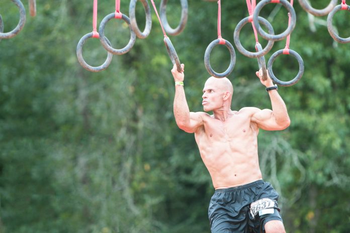 Conyers,,Ga,-,August,22:,A,Young,Fit,Male,Swings