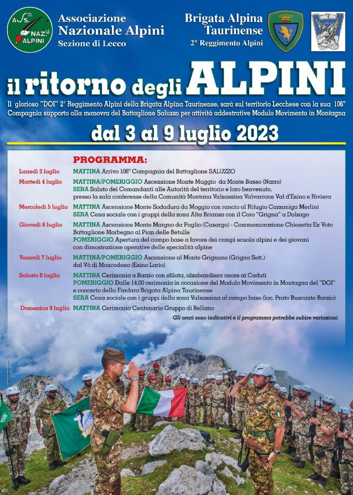 Progr. MMM 2°Rgt 2023